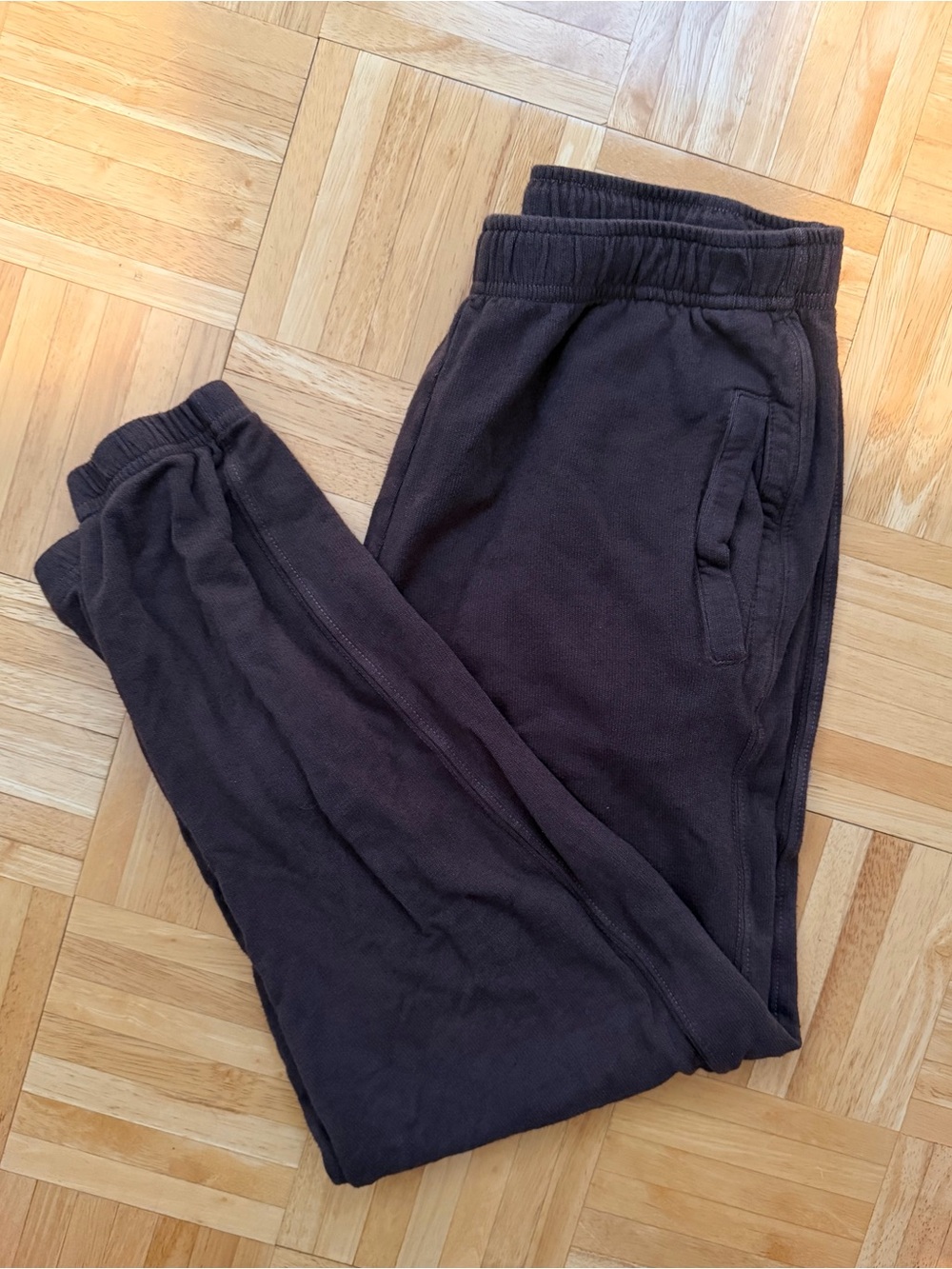 Men's Dark Brown Casual Sweatpants - Comfortable Everyday Wear